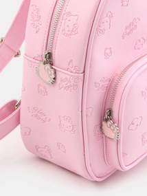Sinsay - Zaino piccolo con motivo in rilievo Hello Kitty - rosa
