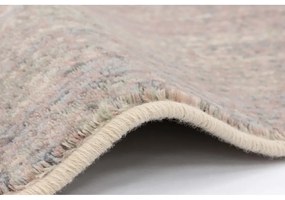 Tappeto in lana rosa-grigio 240x340 cm Calvi rose - Agnella
