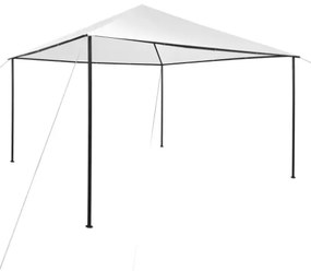 Gazebo da Giardino 4x4x3 m Bianco 180 g/m²