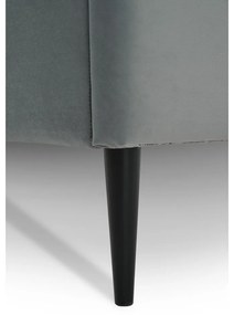 Letto grigio per bambini con contenitore 90x200 cm Star - Scandic