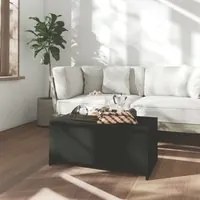 Tavolino da Salotto Nero 90x50x41,5 cm in Truciolato cod mxl 15835