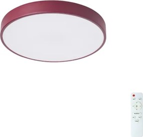 Brilagi-LED dimmerabile plafoniera POOL LED/36W/230V 3000-6000K 30 cm bordeaux+telecomando