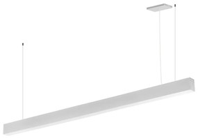 Lampada Lineare LED a Sospensione 55W 150cm bianca con driver PHILIPS Colore Bianco Variabile CCT