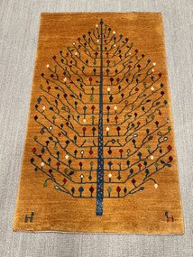 Gashguli Tappeto persiano 100 x 160 Giallo (Iran) Annodato A Mano