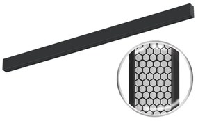 Plafoniera Lineare LED 40W 120cm, UGR11 con driver Philips Bianca o nera Colore Bianco Variabile CCT, Colore del corpo Nero