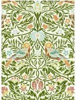 Morris & Co Carta da parati Bird - Boughs Green