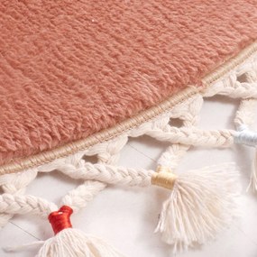 Tappetino per il bagno marrone ø 80 cm Tuft – Foutastic