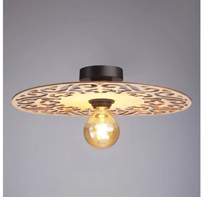 Lampadario a plafone FALCO 1xE27/60W/230V diametro 40 cm beige