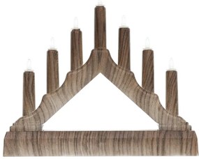 Retlux - Candeliere di Natale a LED 7xLED/2xAA bianco caldo