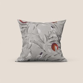 Lemon elegante collezione di cuscini a fantasia in velluto impermeabile grigio