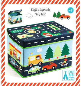 Scatola per riporre i giocattoli - circuito stradale