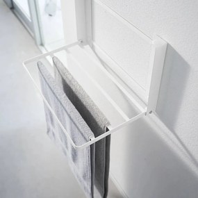 Mensola da bagno da parete bianco opaco in acciaio Tower – YAMAZAKI