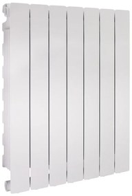 Radiatore acqua calda PRODIGE MODERN in alluminio, 6 elementi, interasse 700 mm, neutral white