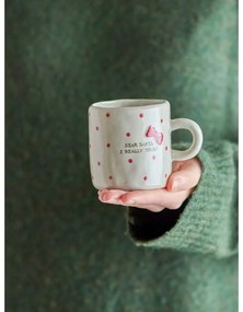 Tazza beige in gres a tema natalizio 250 ml Christy – Bloomingville