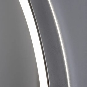 Brilagi-LED dimmerabile, specchio riscaldato con illuminazione integrata ALU PRO, LED 18W/230V, Ø 60 cm, IP44, finitura cromo lucido