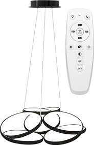 Lampada LED APP793-CP BLACK FLAT