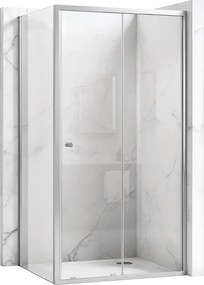 Cabina doccia Rea Primo Slide 130x100 Chrome