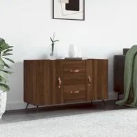 Credenza Rovere Marrone 100x36x60 cm in Legno Multistrato 828147