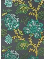 Osborne & Little Tapete Coromandel - Teal/ Green/ Lime