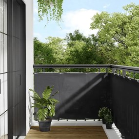 Paravento Da Balcone Antracite 90x800 Cm 100% Poliestere Oxford /