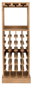 Portabottiglie in legno di abete per 28 bottiglie Claude - Dutchbone