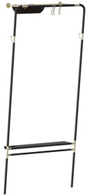 Set da corridoio in metallo nero Lean On Me - UMAGE