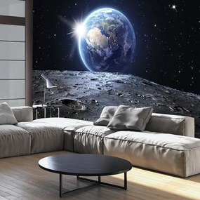 Fotomurale adesivo  View of the Blue Planet  Larghezza x Altezza Home decor 98x70