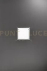 Plain plafoniera in vetro bianco led 20w cct 3000k 3500k 4000k cri?...