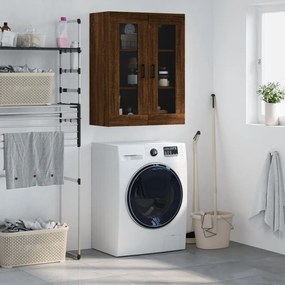 Mobile A Parete Rovere Marrone 69,5x34x90 Cm /