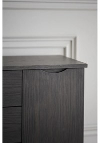 Cassettiera bassa marrone in rovere 150x85 cm Filippa - Rowico