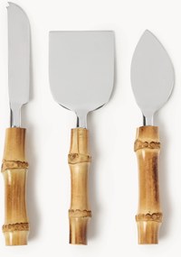 Set di 3 coltelli da formaggio con manico in bambù Albi