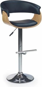 Sgabello da bar H-45 in nero