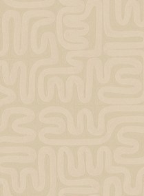 Arte Carta da parati Sarana - Cream