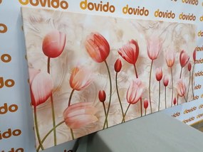 Stampa su tela – Tulipani rosa antico