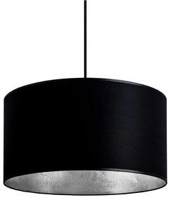 Lampada a sospensione nera con interno argento , ⌀ 36 cm Mika - Sotto Luce