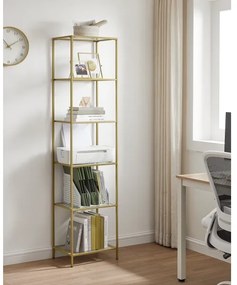 Libreria GLASY dorata