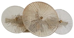 Searchlight 88210-6BZ - Applique WAGON WHEEL 6xG9/33W/230V ottone