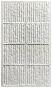 Pannello decorativo effetto pietra graffiata 3D set 12 pz 8,6 mt2 rivestimento murale in PU 120 x 60 x 2,5 Grigio Roccia