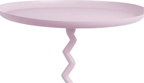 Tavolino rotondo in metallo ø 40 cm Zig Zag – Leitmotiv