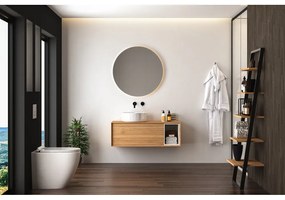 Specchio a parete con illuminazione ø 100 cm Luna - Mirrors and More