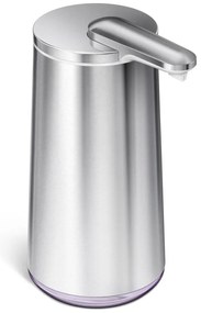 Dispenser automatico di sapone in acciaio grigio da 266 ml - simplehuman