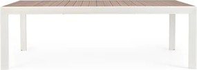 Tavolo Allungabile Da Esterno In Alluminio 100x220-340 Cm Belmar Vapor YK15 Bizzotto