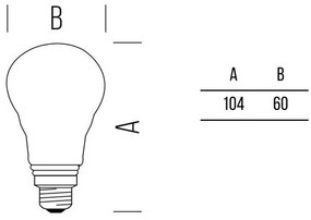 A60 WiFi Tuya 806lm 6,5W E27 Stick CCT DIM