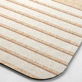 Tappetino per il bagno marrone chiaro 50x80 cm Adriel – douceur d'intérieur