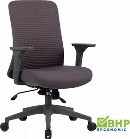 Sedia da ufficio Q-744 grigia – 62x50x101 cm
