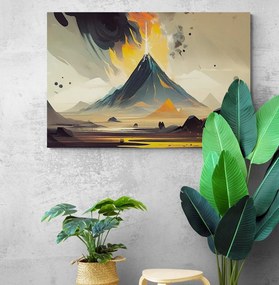 Stampa su tela – Vulcano attivo
