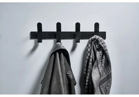 Appendiabiti da parete in acciaio grigio morbido A-Rack - Zone