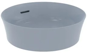 Ideal standard Ipalyss Lavabo 40 cm rotondo da appoggio senza foro con troppo pieno in diamatec polvere