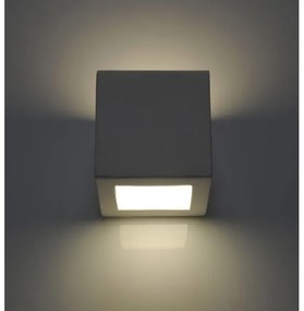 Sollux SL.0005 - Applique LEO 1xE27/60W/230V bianco