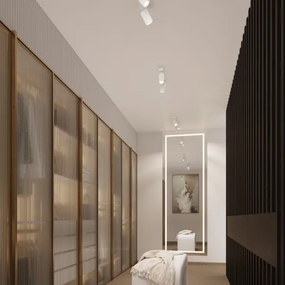 Sollux SL.1542 - Faretto KARBON 2xGU10/10W/230V bianco